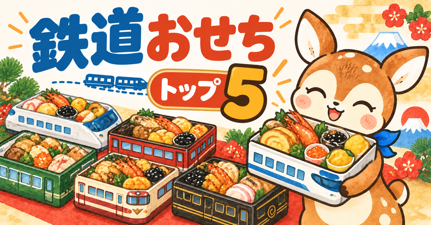 【2006最新】鉄道おせちトップ５いろんなおせちで素敵な年末を